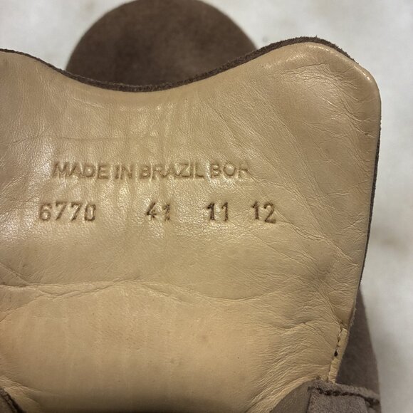 Anatomic & Co. Men's Light Brown Suede Chukka Boots Size 11 - Picture 7 of 7